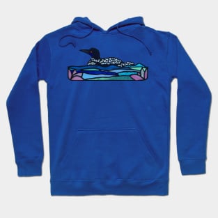 Stained Glass Loon Hoodie